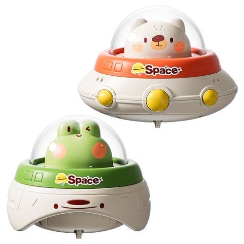 4er-Set Aufziehautos Für Babys Ab 1 Jahr - Weltraum Design Ohne Batterien
