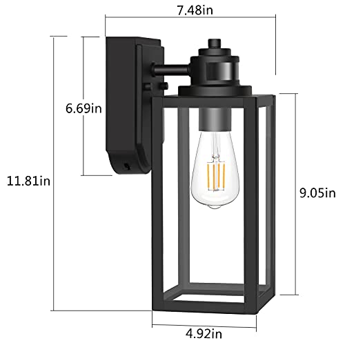 Hykolity 2 Pack Motion Sensor Led Outdoor Wall Lights thumb #4