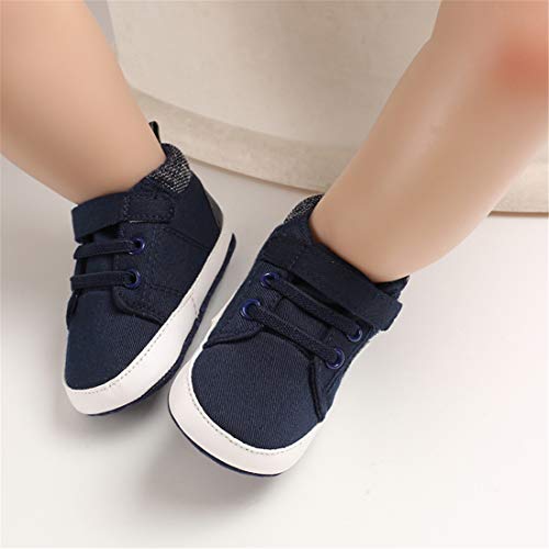 Image of CENCIRILY Baby Boys Girls High Top Sneakers Soft Soles Anti Skid Infant Ankle Shoes Toddler Prewalker First Walking Crib Shoes