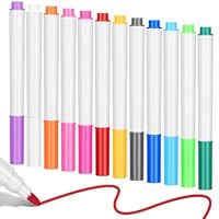 jojofuny 12 Stücke Abwischbare Neon Marker Für LED Schreibtafeln Und Acryl Boards - Kreidestifte für Tafel Abwaschbar für Tafel, Fenster, Whiteboard