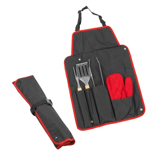 KCT Outdoor Multifunction BBQ Smoker Portable Grill with Multi Tool Set - Image 9