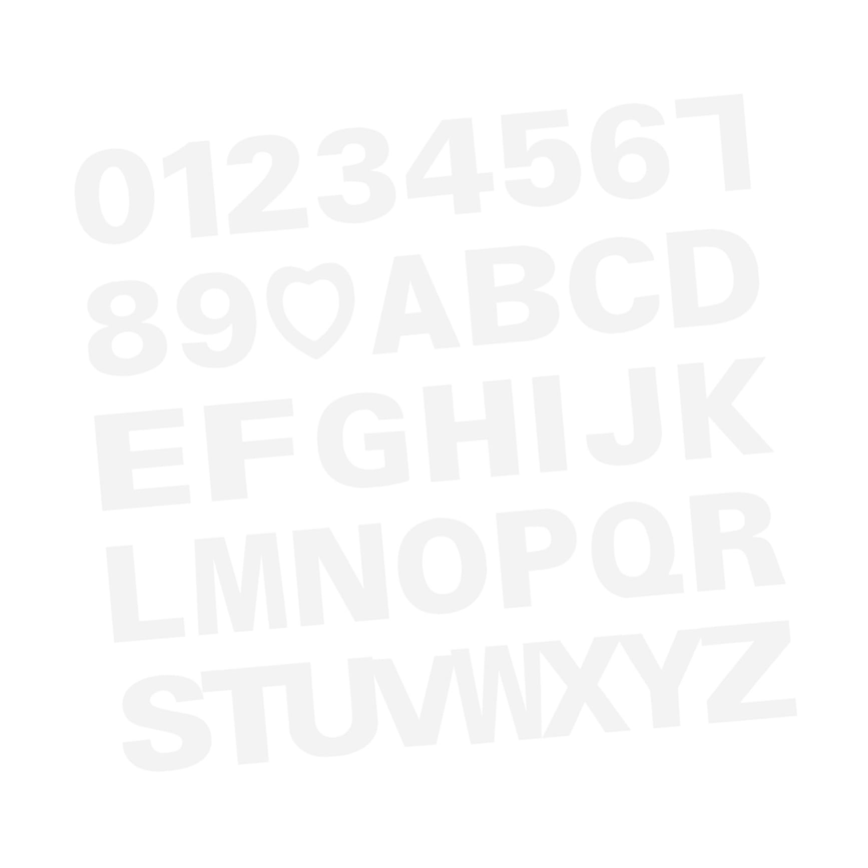 Stencil Lettere Bianco Pezzi 37 Numeri Torte Pet | Compleanni e Preparazioni Fai da Te, Riutilizzabile Antiaderente, Facile da Pulire e Salvaspazio