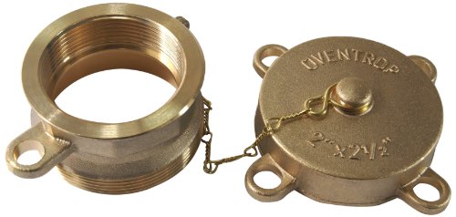 Preisvergleich Produktbild Oventrop 2010153 Füllrohrverschluss abschließbar 2" x 2 1 / 2", flach dichtend