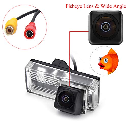 Image of Fisheye Lens Car Rear View Camera for Toyota Reiz /Mark X MarkX /Prius /Toyota Land Cruiser LC100 LC120 LC200 Prado & Waterproof and Shockproof Reversing Backup Camera (Fisheye Lens)