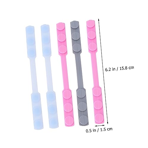 NOLITOY 12 Peças gancho máscara acessórios máscara ganchos máscara protetor auricular silicone Prote