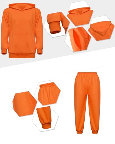 Disfraz de Sudadera Naranja para Niños de 4 a 17 Años miniatura 3