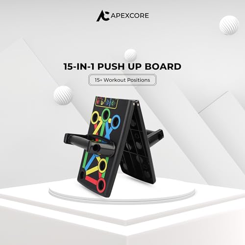 Image of 15-in-1 Push Up Board With Ebook Workout Guide & Diet Chart | Multifunction Push-Up System for Full Body Workout, Strength Training, Chest Workout & Home Fitness Equipment for Men & Women