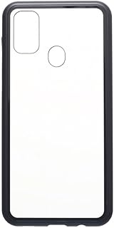 جراب خلفي بلاستيكي مغناطيسي قوي لهاتف سامسونج جالاكسي M30s، اسود S-13-2M30s