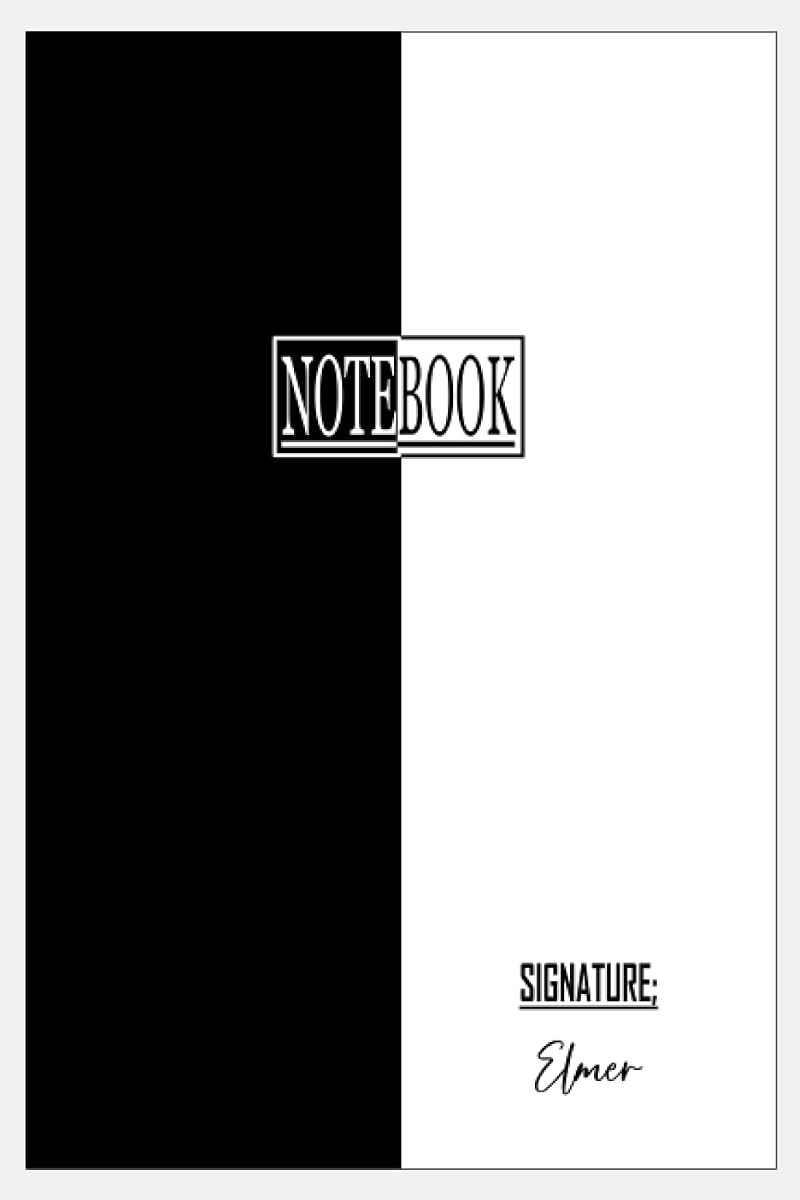 Cuaderno simple y práctico para Elmer: Cuaderno de diseño simple y práctico de usar para Elmer