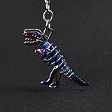 LEEYOX 1 Stücke Legierung Bunte Schädel Schlüsselanhänger Dinosaurier...