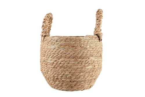 Naturel Kulplu Sepet, 22 cm