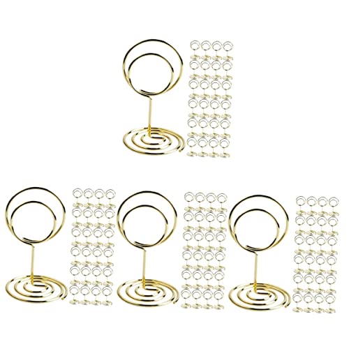 UPKOCH 100 Pçs Suporte De Exibição De Cartão Postal Mini Molduras Molduras De Casamento Mesa De Casa