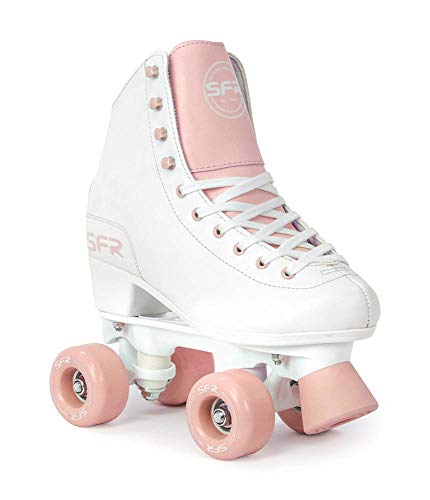Sfr Skates Figure Quad Skates Youth Unisex, SFR050, Multicoloured (White Ink), 34