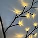 LUCKYFISH LED Lighted Willow Vine - 144 LED Artificial Plant with USB Power, Christmas Home Decor for Wall, Living Room, Party, Includes 6PCS 3M Command Strips