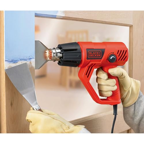 Black & Decker KX2001-QS heat gun 500 l/min 600 °C 2000 W Black Red