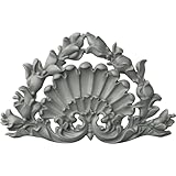 Ekena Millwork ONL08X05X00SH Shell Center Urethane Onlays, 8 1/4