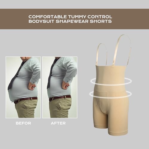 DREAM SLIM Men's Tummy Control Shapewear Shorts Compression Seamless Slimmer Body Shaper Panties Butt Lifter Leg Boxer Briefs4