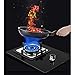 Gas Stov Built-inGas hob|Cooking Zones Stove|Three-Ring Burner |High Temperature Explosion-Proof Panel |5.2KW|Easy to Clean Compatible with All Cookware （Black [Energy Class A] (Color : NG) (Lpg )