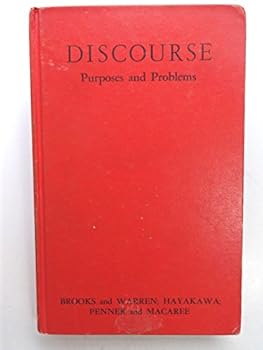 Hardcover Discourse Purposes and Problems [Unknown] Book