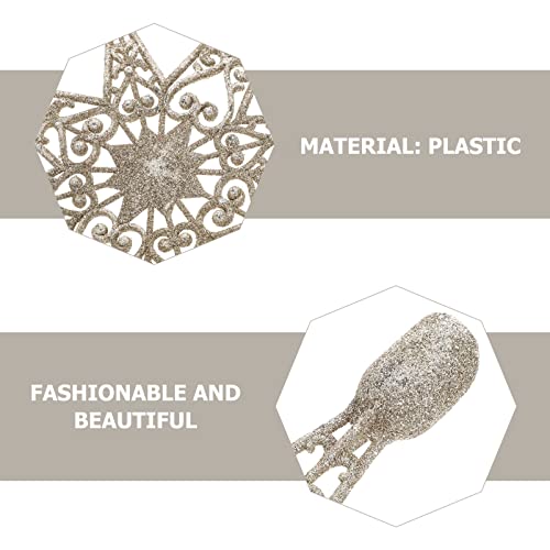 Christmas Tree Top Christmas Tree Topper Star Hollow Out Star Tree Topper Silver Snowflake Tree Topper Plastic Star Treetop Holiday Party Christmas Tree Ornament #TOP6