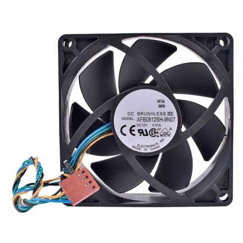 KIKIFAN AFB0812SH-9N07 8cm 80mm Fan 8025 12V 0.51A Computer Motherboard CPU 4-Wire 4Pin PWM high Volume air Cooling Fan