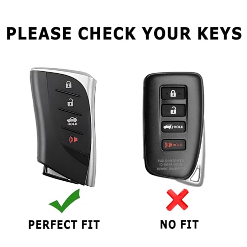 Keychain for Lexus Key Fob Cover TPU Smart Key Case Protector Fit for 2018 - Additional View