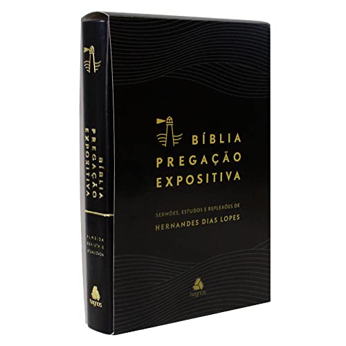 Bíblia Pregação Expositiva | RA |PU luxo preto
