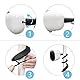 HOLACA Flexible Twist Sicherheitskamera Halterung, Kompatibel mit Arlo Pro 4 Pro 3 Pro 2,Arlo Ultra Ultra 2, Eufycam 1/2/2C/2C Pro/3/3C/E, Reolink Argus 2, Baby Monitor(schwarz 1Packung)