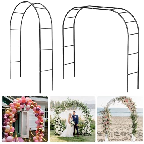 Treillis de jardin en métal durable pour roses, utilisation en intérieur/extérieur, 120 à 300 cm de hauteur, couleur verte, idéal pour terrasse et...