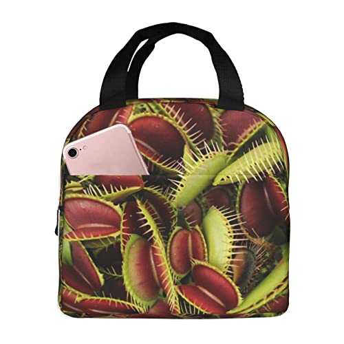 XVBCDFG Bolsa de almuerzo para plantas, oficina al aire libre, papel de aluminio portátil, aislamiento grueso y bolsa Bento para mantener fresco