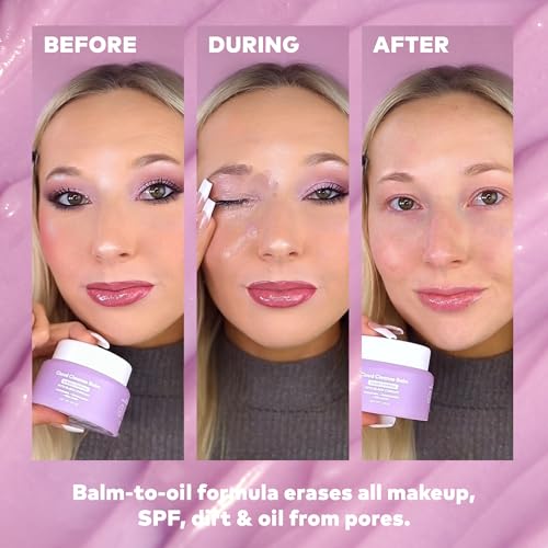 Image of The Original MakeUp Eraser Cloud Cleanse MakeUp Erasing Balm - Melting Cleanser & Remover for Face - Visibly Firms with Niacinamide, Collagen & Black Currant - Spatula Included - 1.28 oz