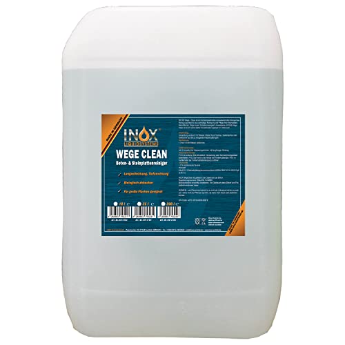 Preisvergleich Produktbild INOX® - Effektiver Wege Clean Konzentrat 25L / Steinreiniger intensiv außen / Grünbelagentferner Konzentrat, Algen-, Flechten- und Moosentferner / Reinigt Stein, Beton, Fliesen & Fassaden