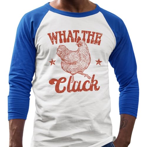 What The Cluck Three-Quarter Raglan Sleeve Baseball Shirt Unisex miniatura 2
