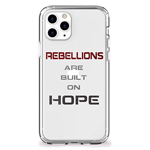 Rebellions Are Built on Hope iPhone Case Clear TPU for 6, 7, 8, X, XR, X Max, 11, 11 Pro, 11 Pro Max, SE, 12 Mini, 12, 12 Pro, 12 Pro Max, 13 Mini, 13, 13 Pro, 13 Pro Max