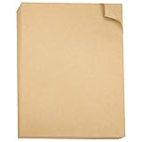 Brown Kraft Paper 8.5” x 11” Letter Size Stationary Paper 96 Pack Printer Friendly Arts Crafts...