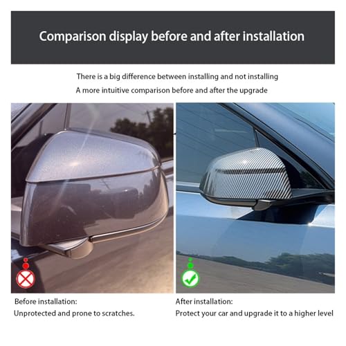 Couverture rétroviseur Tesla Model Y Juniper 2025 pour protéger la coque - 6