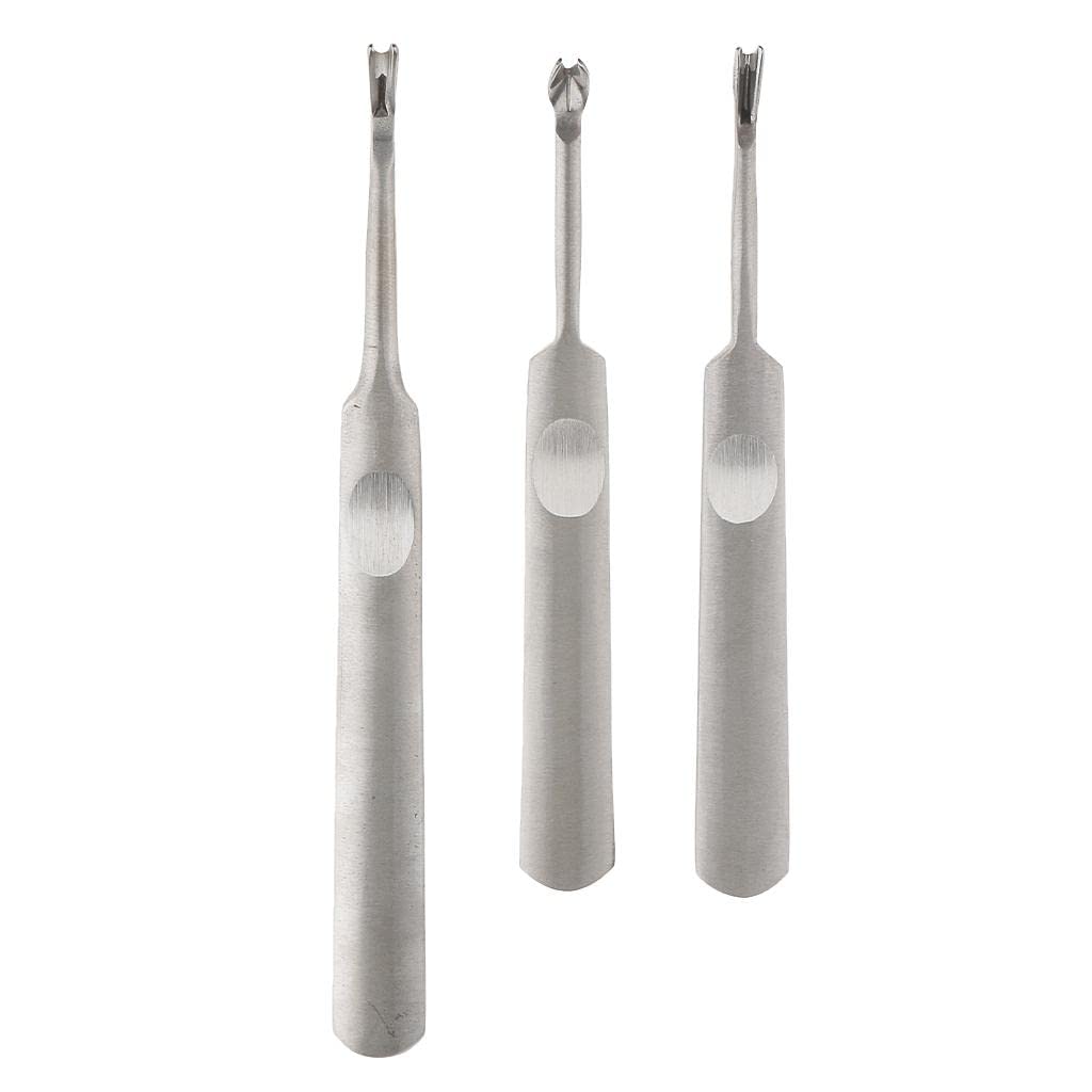 3 Pieces U V Shaped Pro Stitching Groover Grooving Edge Beveller Leathercraft Tool Kit-picture-27