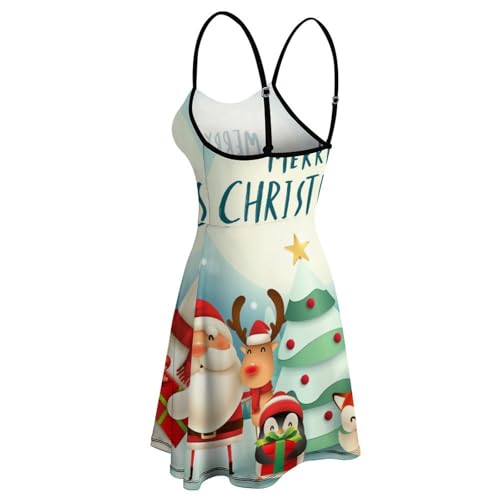 Robe d'été courte à bretelles spaghetti et jupe fluide de plage