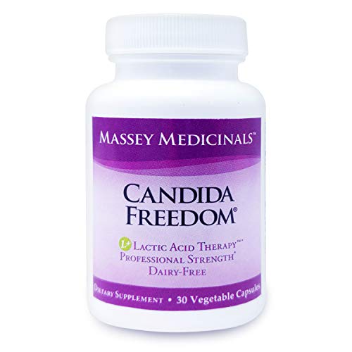 Massey Medicinals - Candida Freedom Probiotic Balance & Restore Formula, Digestive Cleanse - Natural Probiotic to Support Gut Flora -30 Count