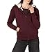 Produktbild Amazon Essentials Damen Sherpa-gefütterte Fleece-Kapuzenjacke mit durchgehendem Reißverschluss (erhältlich in Übergröße), Burgunderrot, M