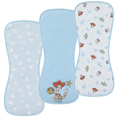 Image of Disney Baby Toy Story Woody Burp Cloths 3-Pack for Newborn Infants