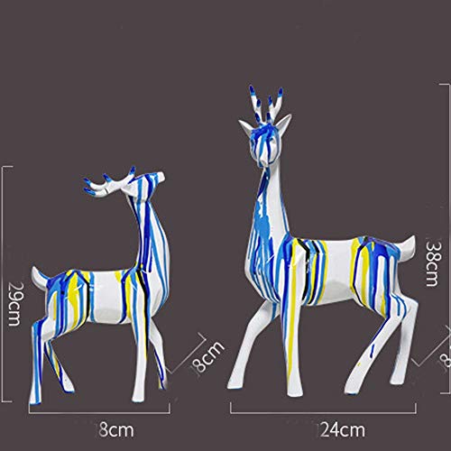 Statuette de cerf géométrique une idée cadeau idéale de pendaison de crémaillère