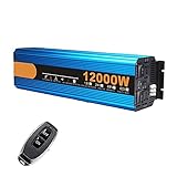 【PANTALLA LED INTELIGENTE】La pantalla LED muestra: voltaje de entrada/salida, capacidad de la batería, capacidad de carga. Fácil de saber el estado de la batería: llena, normal o vacía. Fácil de conocer la capacidad de la carga. Haga que sus baterías y electrodomésticos sean más seguros.