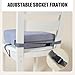 Lightweight Toddler Boosting Cushion for Comfortable Dining Experiences Detachable Sitting Chair Pad and Secure Tied