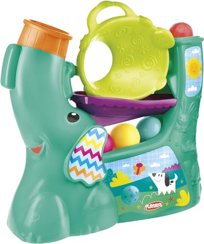Image of Playskool Chase 'N Go Ball Popper Toy for Active Babies and Toddlers with 4 Colorful Balls For Boys Girls and Kids Ages 9, 10, 11, 12 Months and Up
