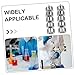 Healifty 10pcs Calibration Weights Hanger for Accurate Laboratory Mass Measurement Heavy Duty Metal Weights for Scales for Industrial and Educational Use