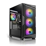 VolttierPC PC Gaming AMD Ryzen 5 5500 6x4.2 GHz | Nvidia Geforce RTX 5060 | 16GB RAM | 500GB SSD NVMe | WiFi 6 + Bluetooth 5.2 | Windows 11 Pro | Ordenador Sobremesa