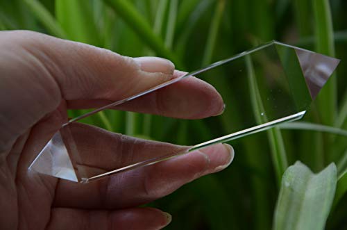 Real Tibet Himalayan High Altitude Water Clear 4 Sided Crystal Point Quartz Vogel Wand 4.56 Inch Spiritual Reiki Healing