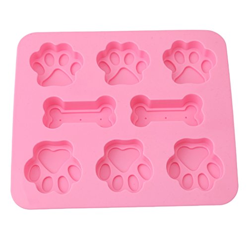 Preisvergleich Produktbild lnlyin Puppy Backen Formen Silikon Hund Pfoten Knochen