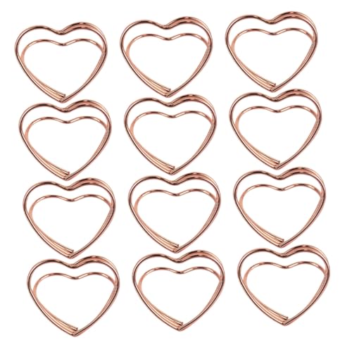 ZUNOXAZ 25 piezas Portatarjetas Metal con Forma Corazón de Soporte para Fotos y Notas para Bodas Fiestas y Oficina Diseño Compacto y Portátil Accesorio Versátil para Mesas